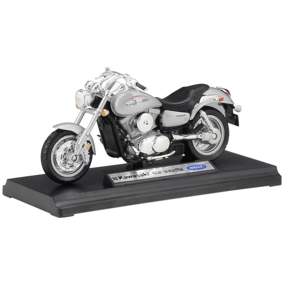 Welly 1/18 Kawasaki Vulcan 1500 Diecast Klasik Cruiser Zarafeti