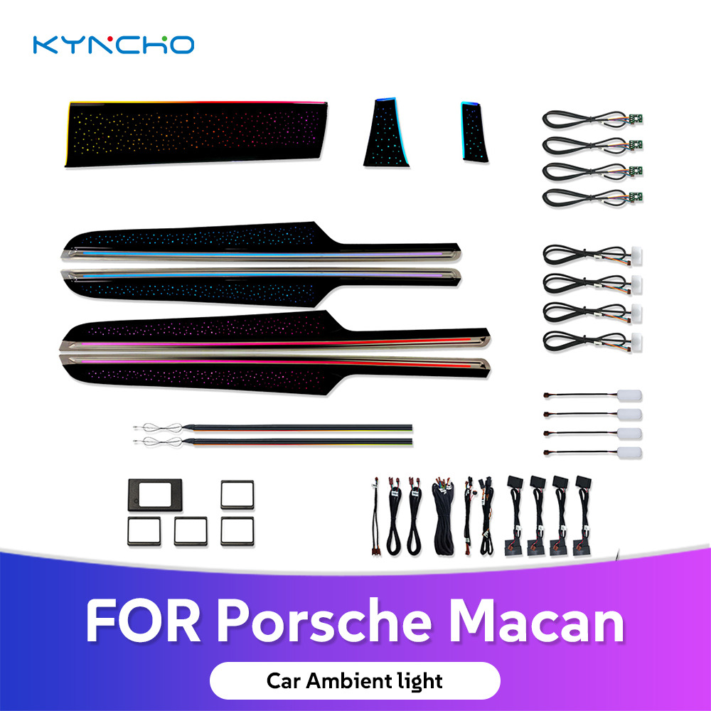 Porsche Macan 95B (2014-2017) Akıllı Symphony LED İç Mekan Ambiyans Aydınlatma Sistemi