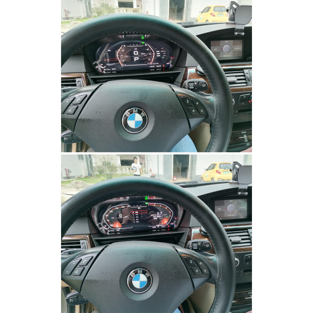BMW 5 Serisi E60/E61/E62 İçin 12.3 inch Akıllı Kokpit Dijital Gösterge Paneli