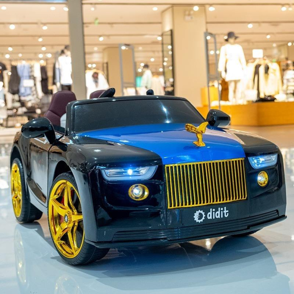 Continental-Lux 12V GT - Çift Yuvarlak Farlı, Bal Peteği Izgaralı, 12V Çift Motorlu ve Premium Akülü Lüks Araba