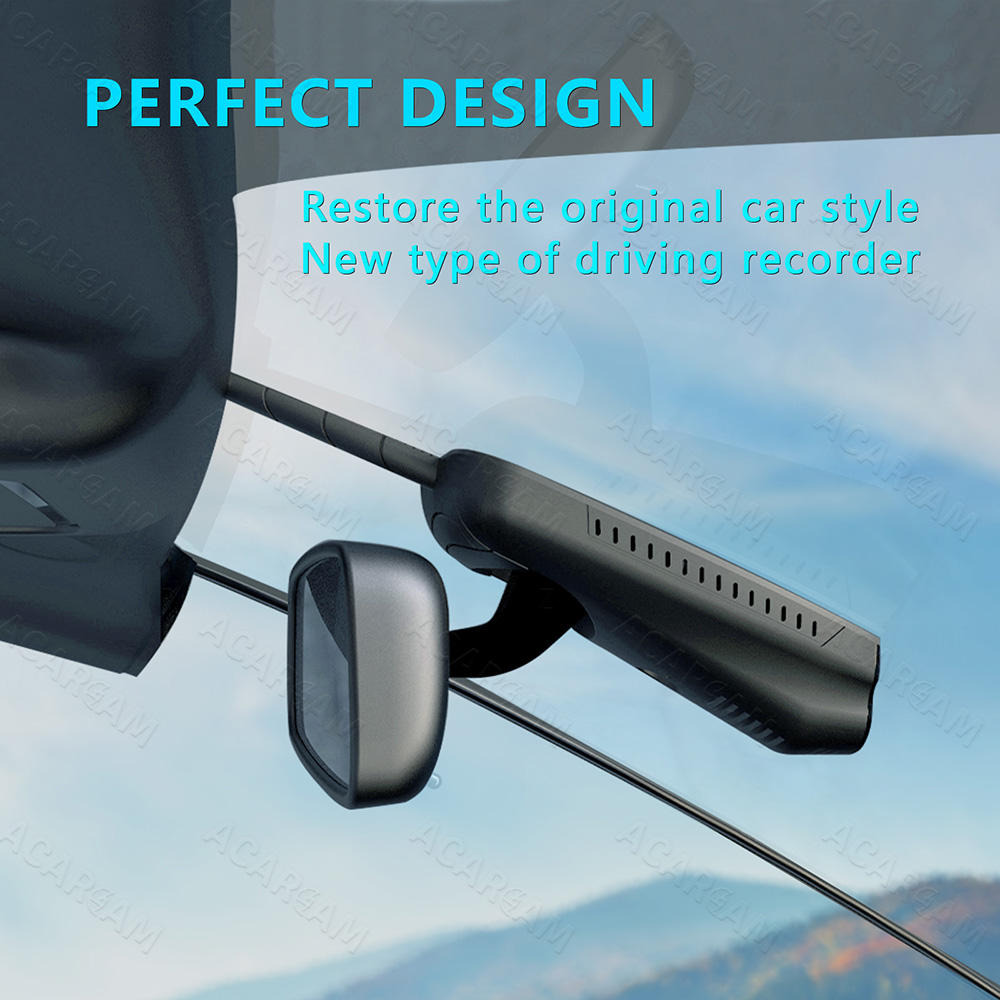 Üniversal Entegre Tasarım 4K UHD Gizli Dash Cam (Dahili 64GB EMMC Depolama)