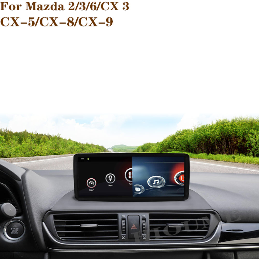  Mazda CX-5/Mazda 2/Mazda 3/Mazda 6/Mazda CX-9 10.25 inch Android 10 - CarPlay - Android - GPS Navigasyon - Multimedya NBT Ekran 2014-2019