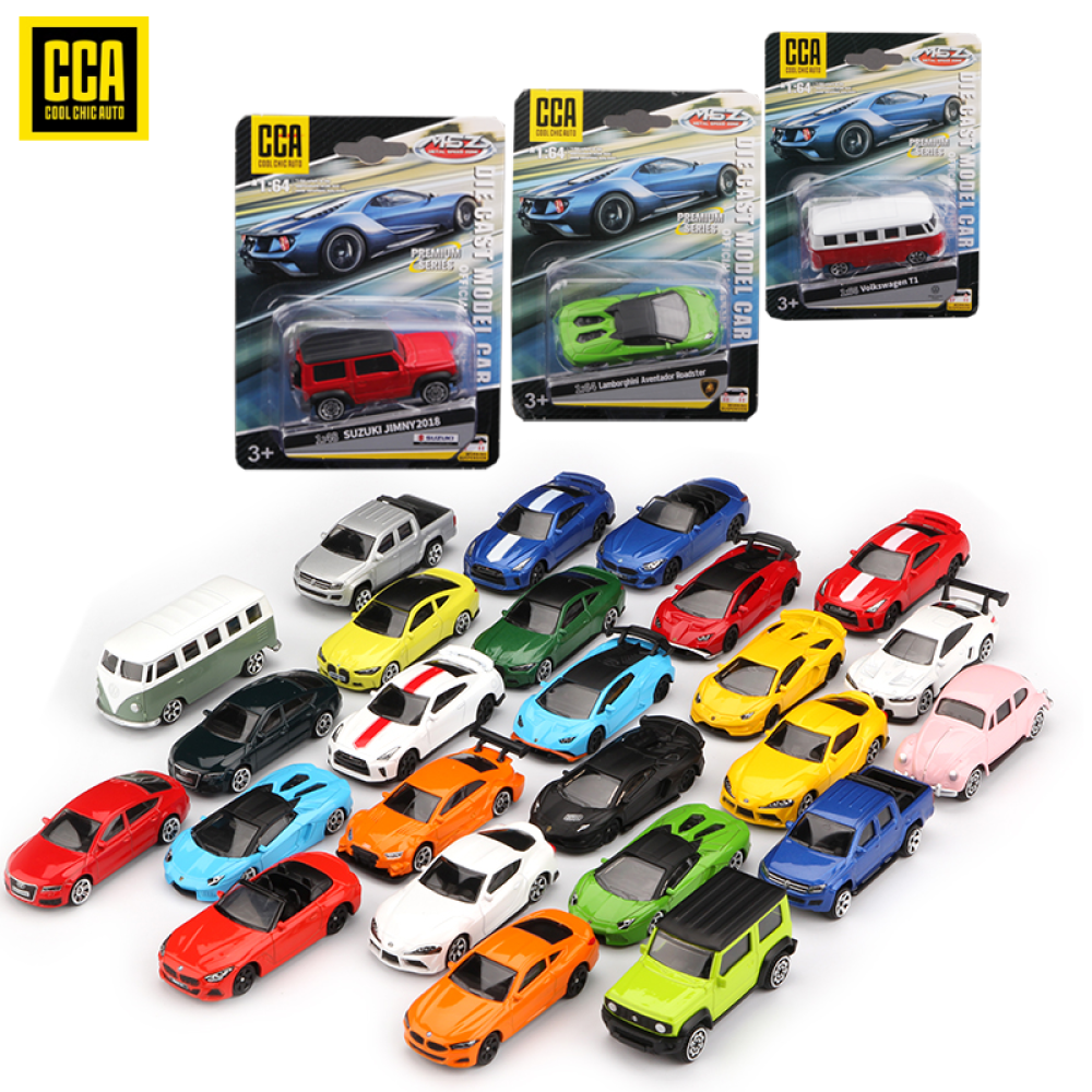 CCA 1/64 Modelcar Karma Seri - BMW M4, RS7, Mustang ve GTR Diecast Koleksiyonu