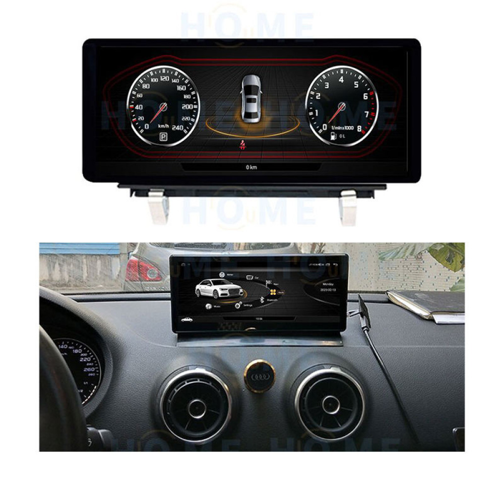Audi A3 10.25 inch Android 14 - CarPlay - Android - Google Play Store - GPS Navigasyon - Multimedya Ekran 2013-2018