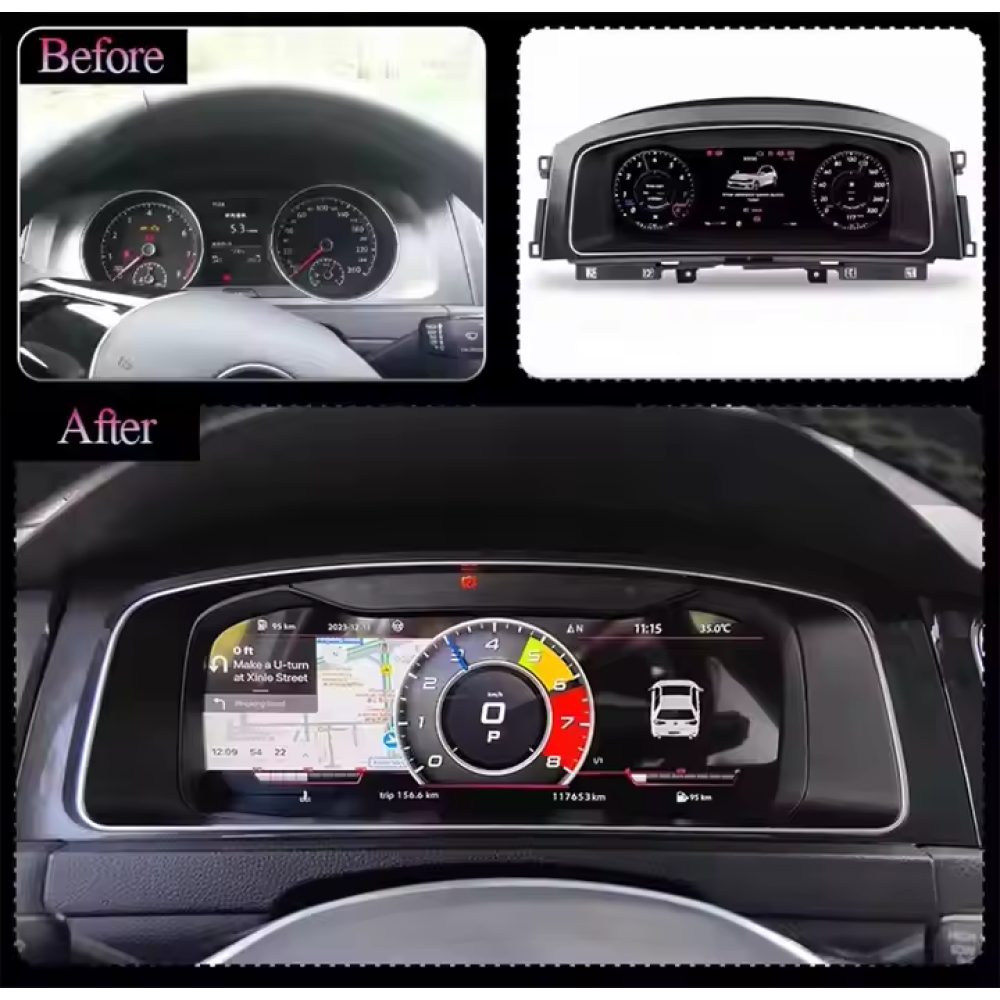 Volkswagen Passat Hayalet Ekran Gösterge 2015-2020