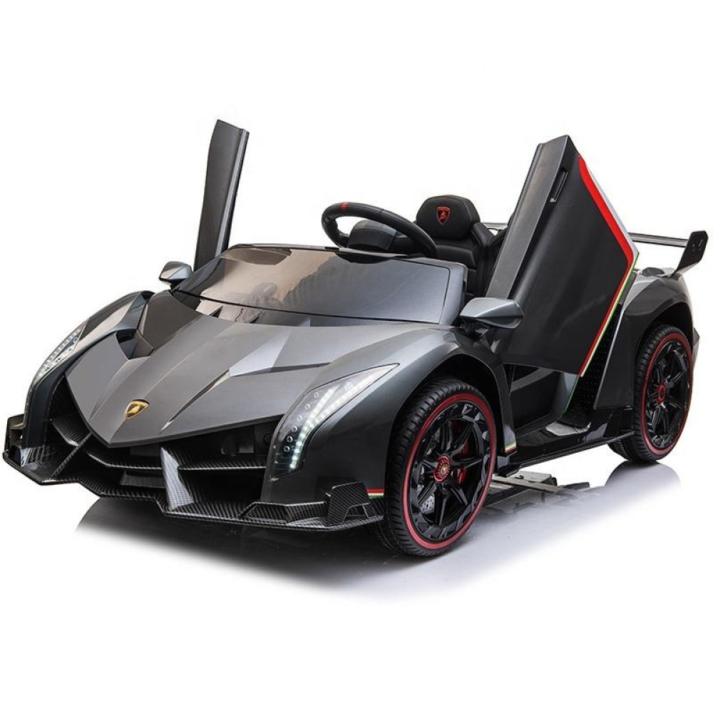 V12 Vision-GT - Tek Kişilik Jet Kokpitli, Y Farlı, 12V Çift Motorlu ve Lisanslı Akülü Lamborghini