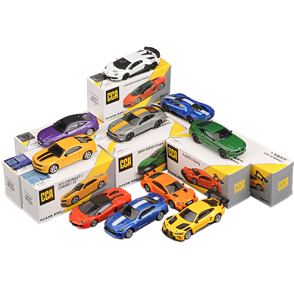 CCA 1/64 Karma Model Araç Serisi - GTR, Mustang, Aventador ve Prado Diecast Koleksiyonu