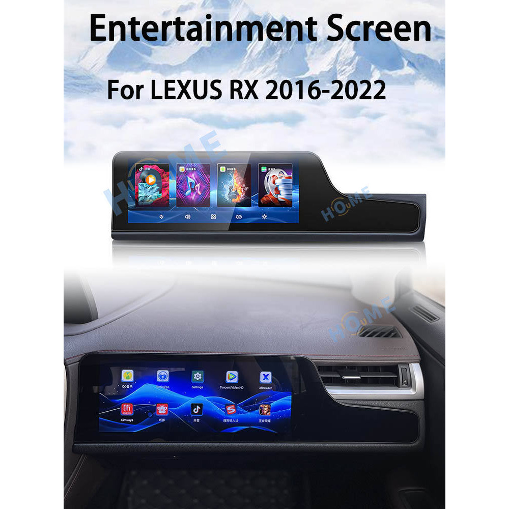 Lexus RX 12.3 inch Android 13 - CarPlay - Android - GPS Navigasyon - Multimedya Ekran 2016-2022