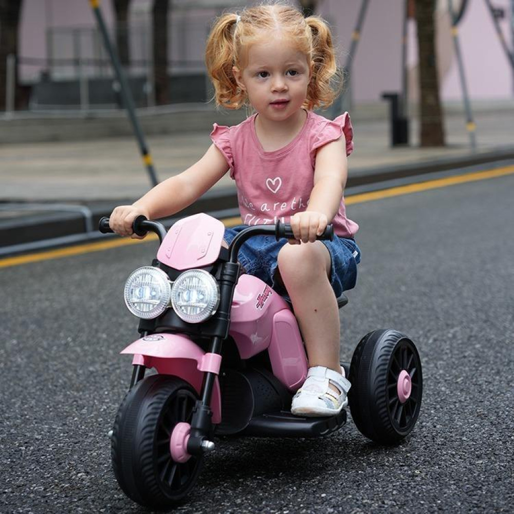 Interceptor-X 12V - Çift Derin Farlı, Keskin V-Grenajlı, Üç Tekerlekli Akülü Yarış Motoru