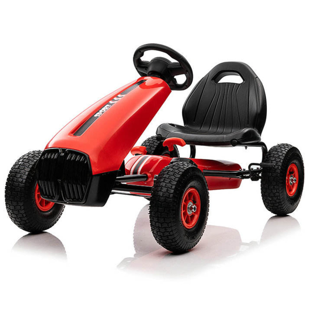 IronTrack: Dayanıklı Metal Şasili Klasik Pedal Go-Kart