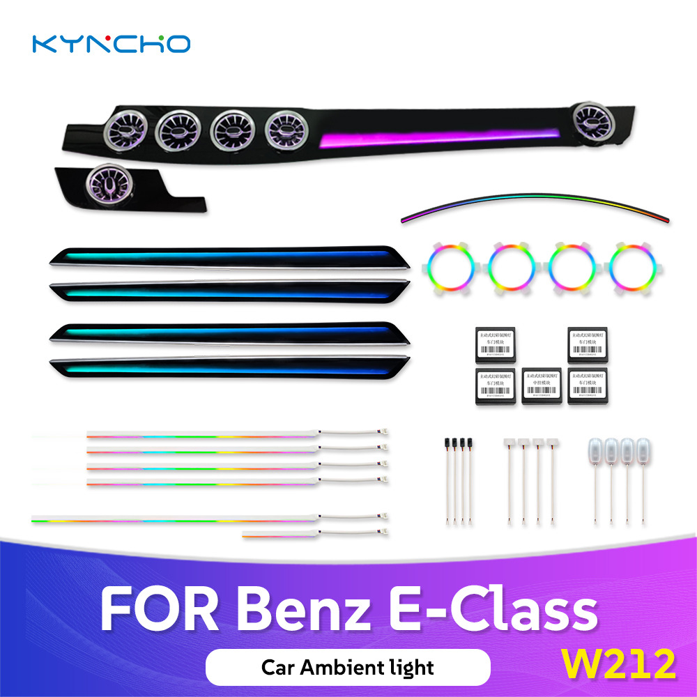 Mercedes-Benz E-Class W212 (2009-2016) Magic Turbine Hava Menfezi & Akıllı LED Aydınlatma Sistemi