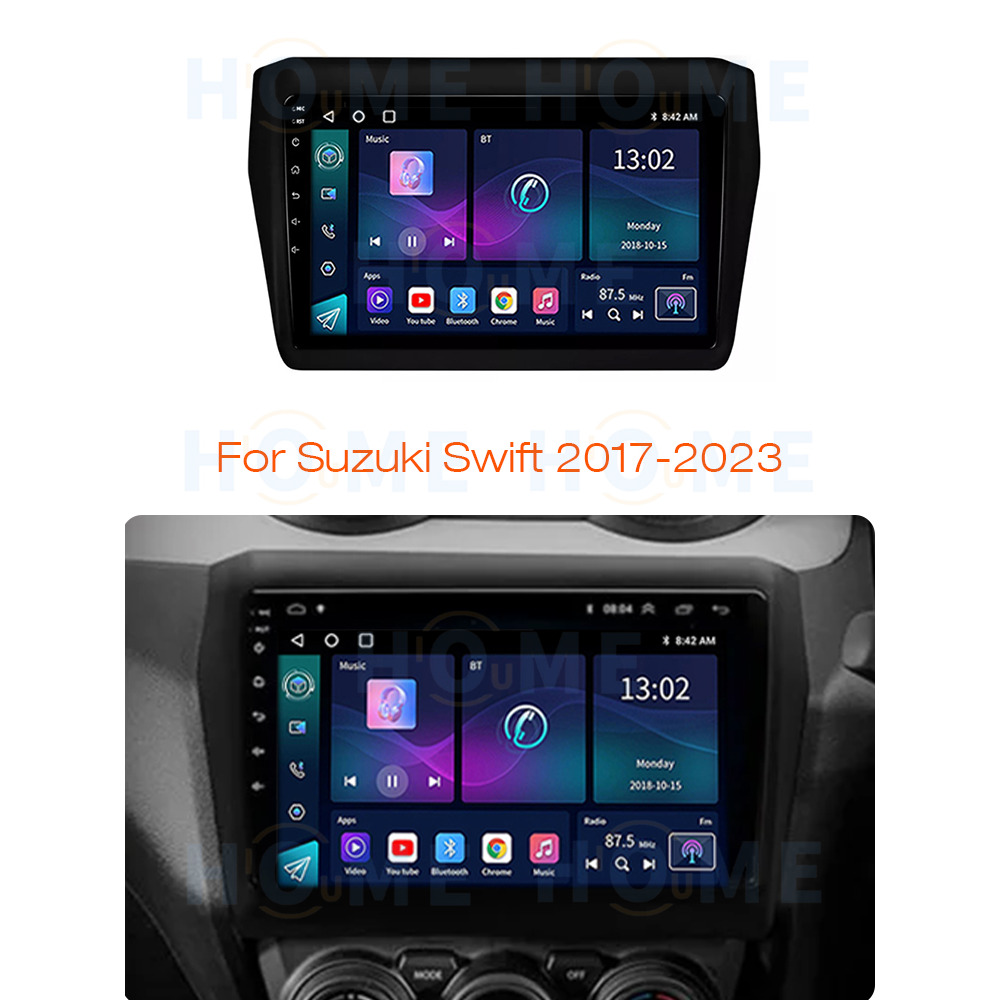 Suzuki Swift 5 Android 14 - CarPlay - Android - GPS Navigasyon - Multimedya Ekran 2017 - 2023
