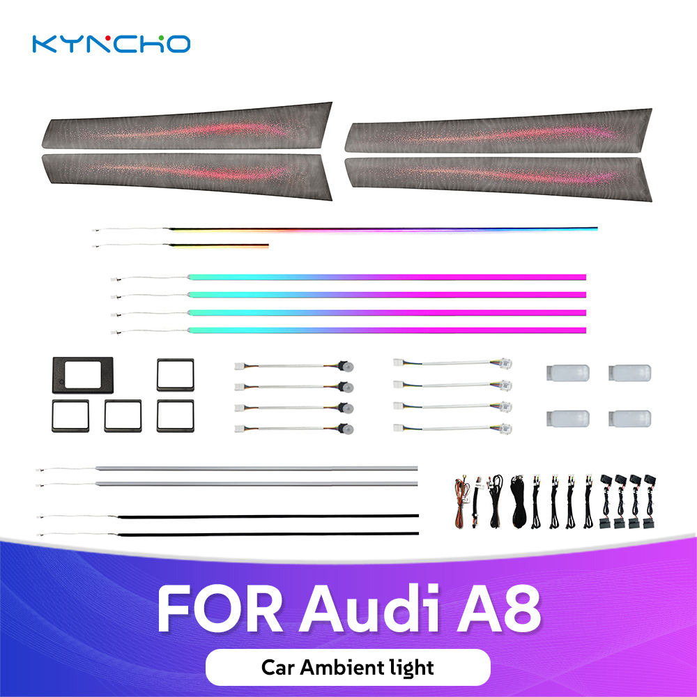 Audi A8 Serisi Akıllı Symphony LED İç Mekan Ambiyans Aydınlatma Sistemi