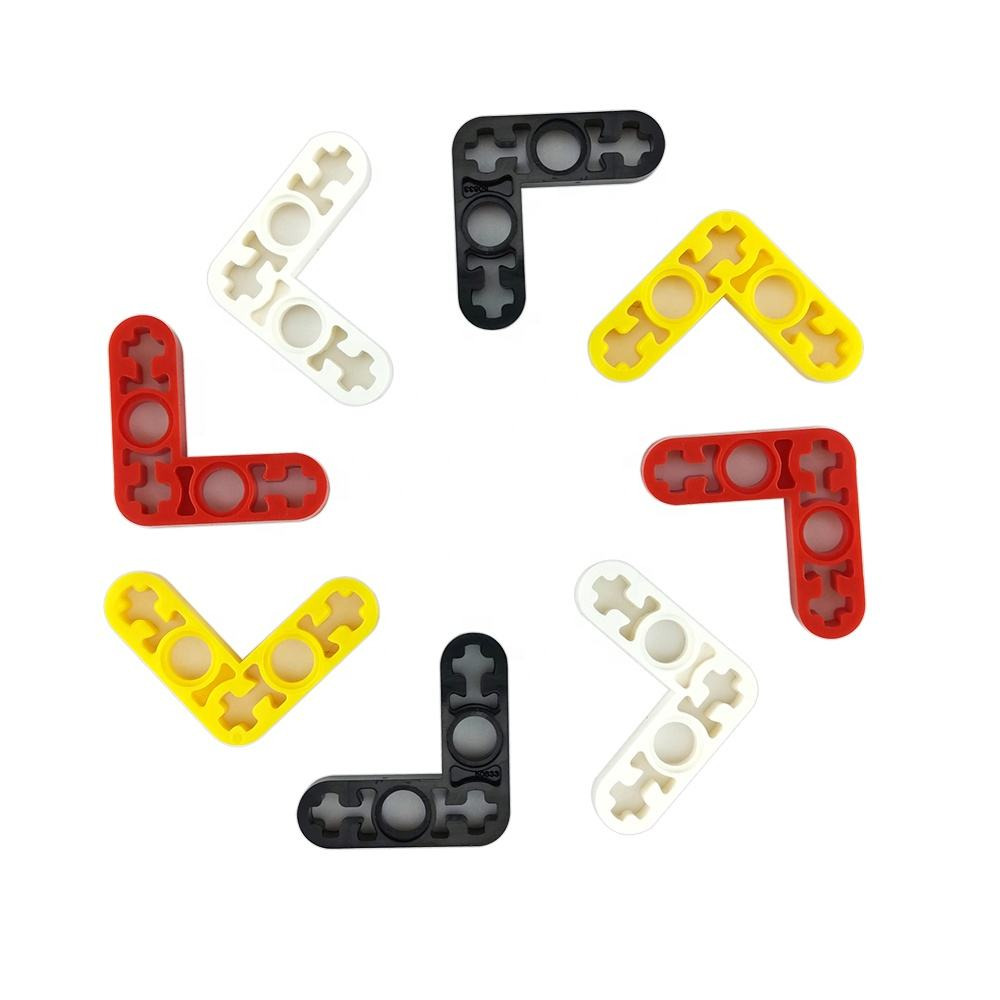 EduWeDo No. 32056 Teknik İnce Kiriş 3x3 L-Şekilli (Liftarm Thin 3x3 L-Shape with Pin Hole) – Robotik Küçük Eklem ve Kompakt Köşe Bağlantı Elemanları