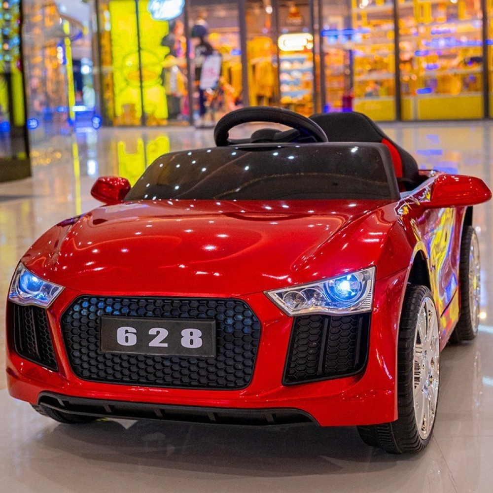 Ingolstadt-Sport 12V Cabrio - Altıgen Izgaralı, Matrix LED Tasarımlı, 12V Çift Motorlu ve Sportif Akülü Şehir Arabası