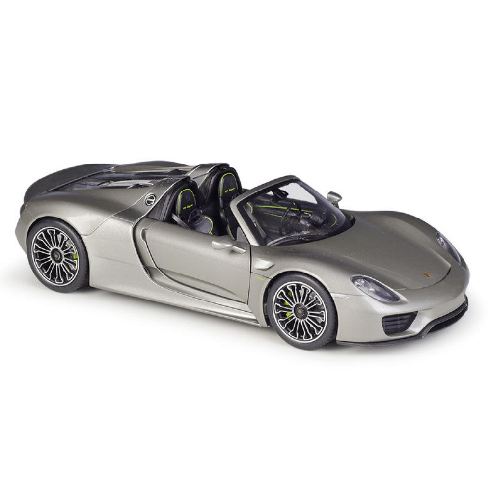 Welly 1/18 Porsche 918 Spyder Diecast Alman Mühendisliğinin Hibrit Zirvesi ve Saf Hızın Estetiği