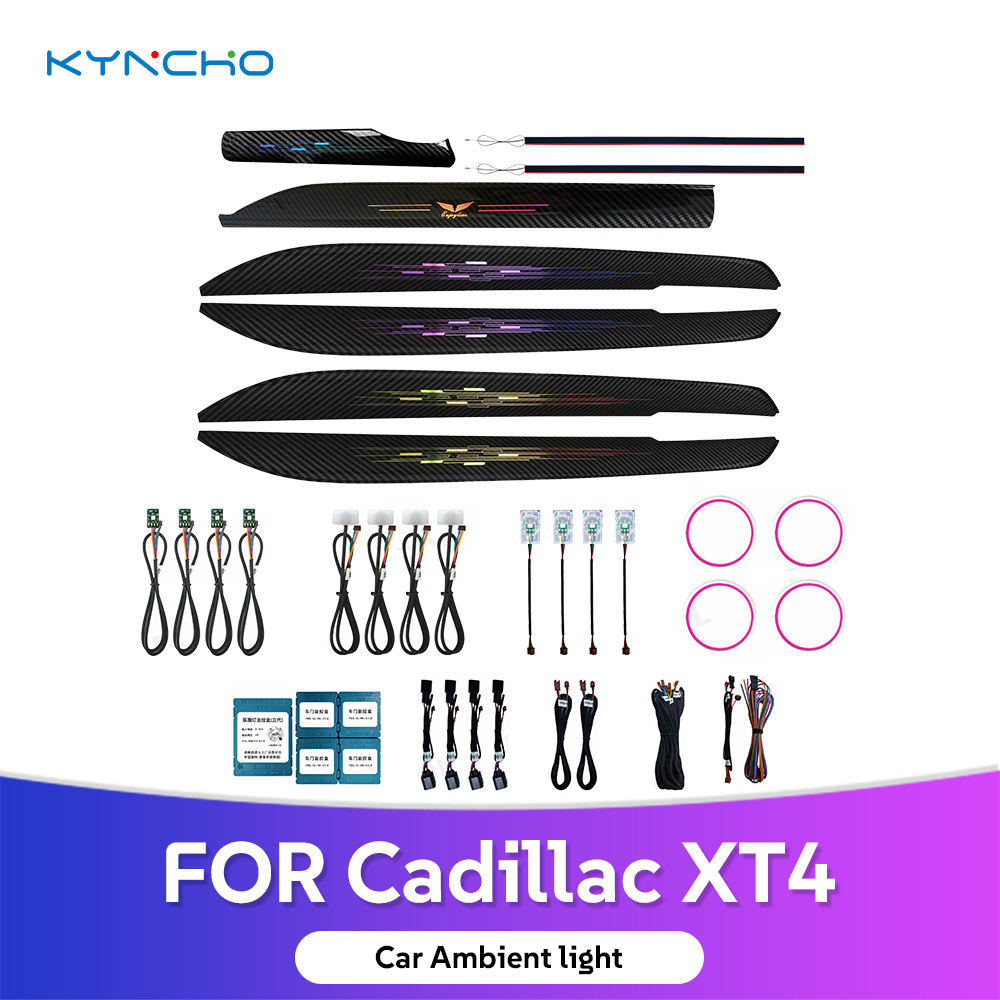 Cadillac XT4 (2018-2022) Exclusive Symphony LED & 64 Renk İç Mekan Ambiyans Aydınlatma Sistemi