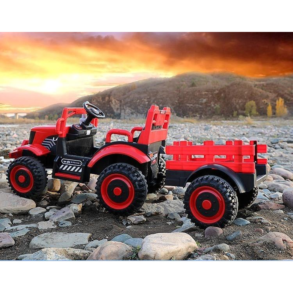 Agro-Mini 6V/12V Compact Edition - Şehirli Küçük Çiftçi Traktörü, Yüksek Manevra Kabiliyeti, Uzaktan Kumandalı ve Ergonomik Tasarımlı Akülü Araç