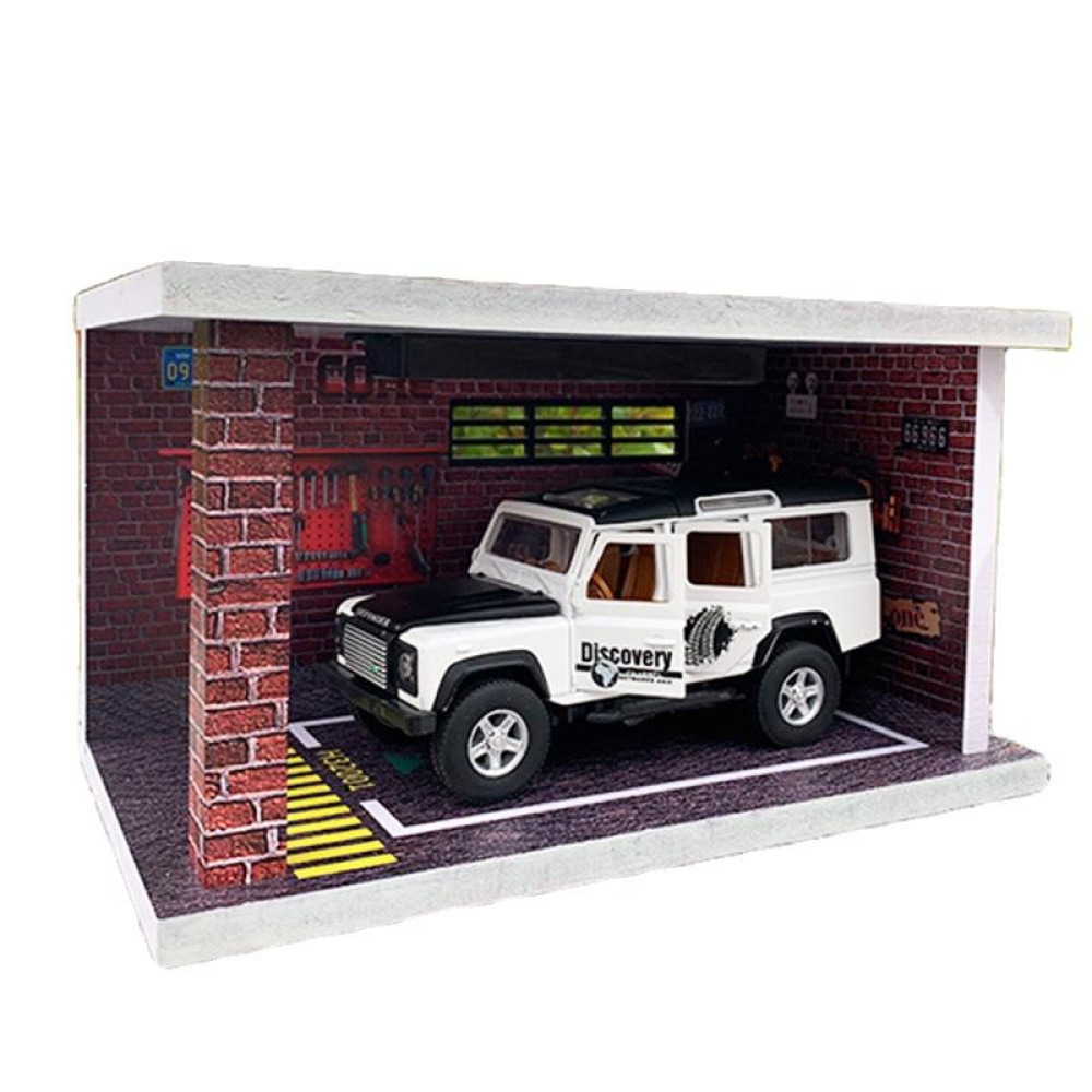 1/32 Ölçekli LED Aydınlatmalı Diecast Garaj ve Otopark Sahnesi – Koleksiyonunuzun Gece Işıltısı