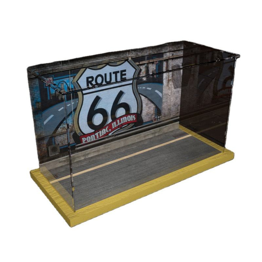 1/12 Ölçekli Diecast Motosiklet Sergileme Kutusu – VIP Garaj ve Koruma Paneli