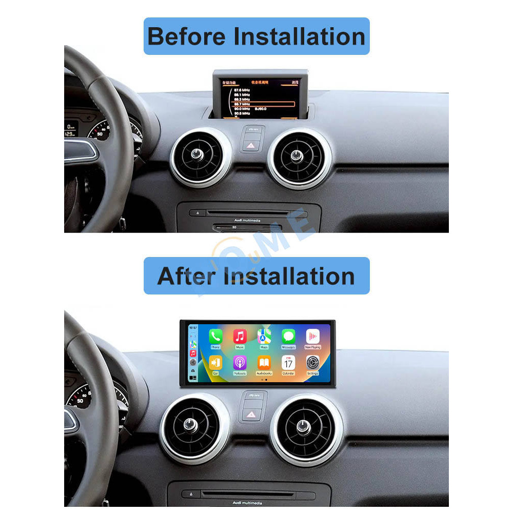 Audi A1 12.5 inch Android 14 - CarPlay - Android - Google Play Store - GPS Navigasyon - Multimedya Ekran 2013-2018