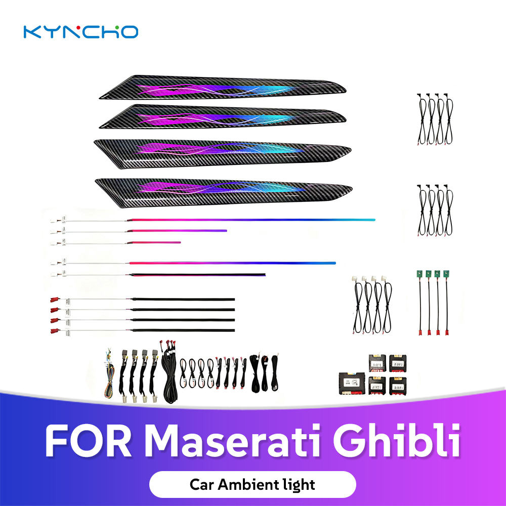 Maserati Ghibli Intelligent LED & Neon Flowing Symphony İç Mekan Ambiyans Aydınlatma Sistemi