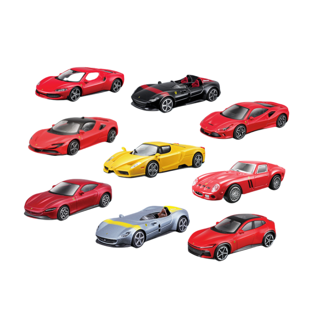 Bburago 1/43 Ferrari Racing & Sport Serisi – İtalyan Mühendisliğinin Kompakt Gücü Diecast Koleksiyonunuzda