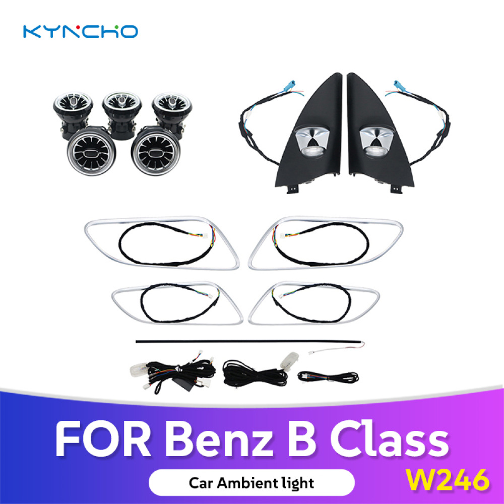 Mercedes-Benz B-Class W246 (2011-2018) 64 Renk Akıllı LED & Neon Aydınlatma Sistemi