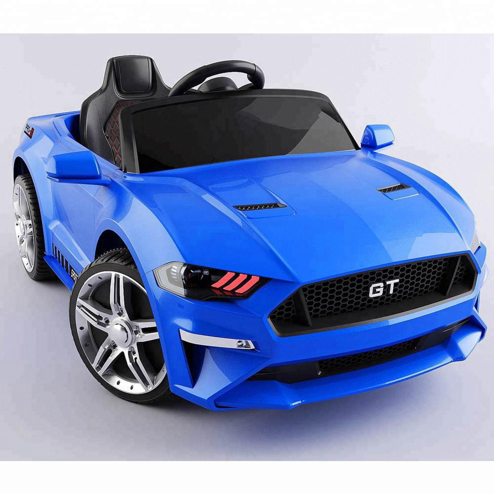 Mustang-Style GT 12V - Kaslı Tasarımlı, Geniş Kaput Havalandırmalı, 12V Çift Motorlu ve Sportif Akülü Yarış Arabası