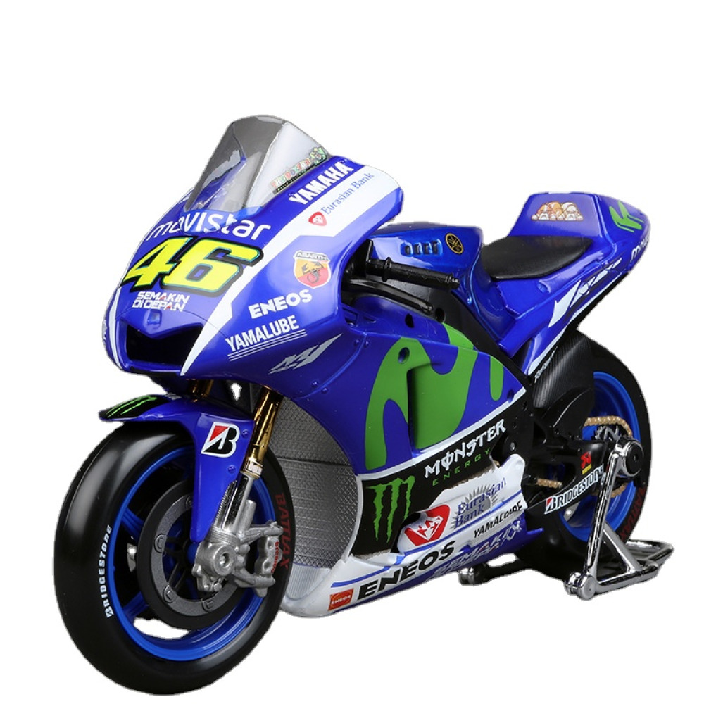 Maisto 1/18 Yamaha 2018 GP #46 & #25 – MotoGP Pistlerinin Efsanevi Hızı
