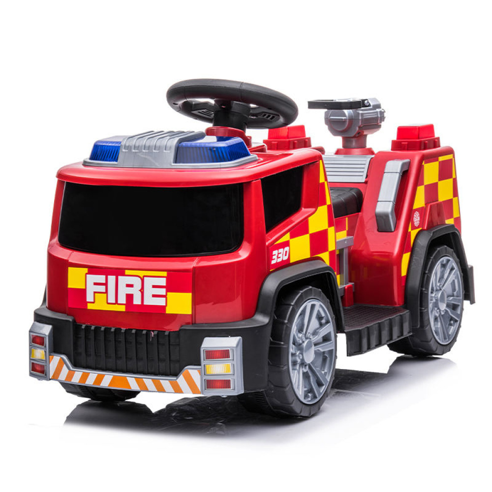 Fire-Fighter Mini 6V - Merdivenli, Sirenli, 6V Başlangıç Seviyesi Akülü İtfaiye Aracı
