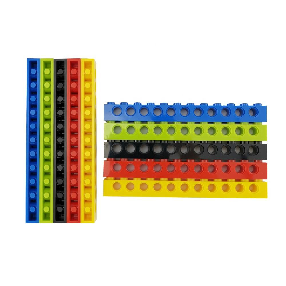 EduWeDo No. 3895 Teknik Delikli Tuğla (1x6) – Robotik Gövde Yapılandırma ve Çok Yönlü Bağlantı Sağlayan STEM Tasarım Blokları