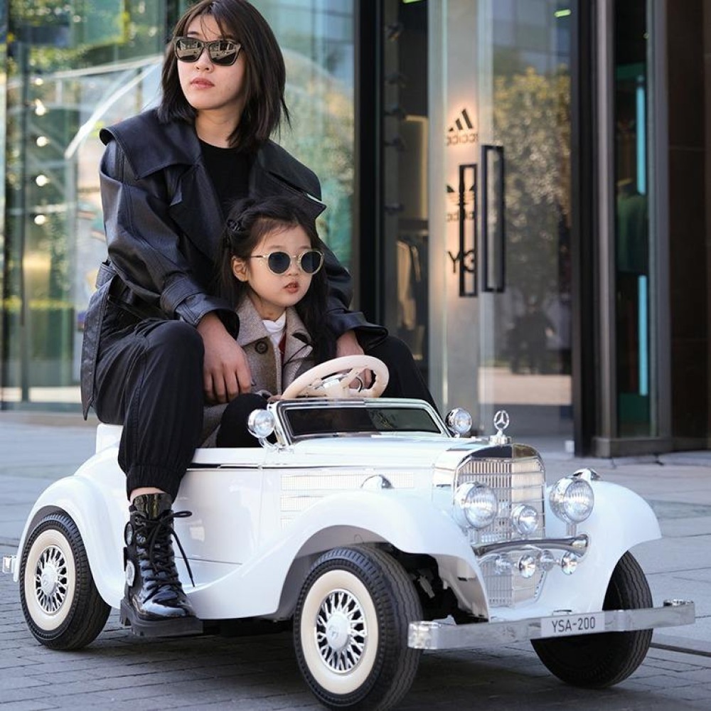 Heritage-540K 12V Roadster - Retro Krom Detaylı, Ebeveyn Koltuklu, 12V Çift Motorlu ve Lisanslı Klasik Akülü Araba