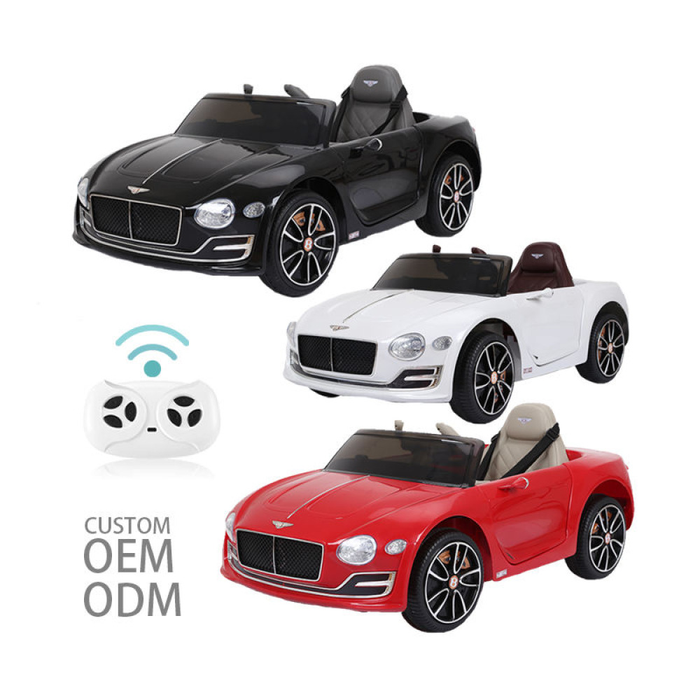 12V Licensed Bentley Continental GT - Orijinal Lisanslı, Kristal LED Farlı, Eva Yumuşak Tekerlekli, Deri Koltuklu ve Uzaktan Kumandalı Ultra Lüks Akülü Spor Araba