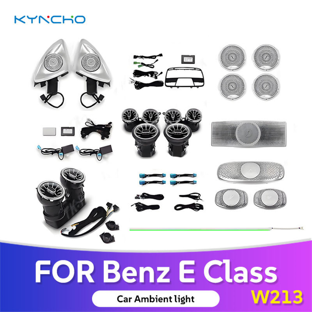 Mercedes-Benz E-Class W213 & C-Class W205 Akıllı RGB LED İç Mekan Aydınlatma Sistemi