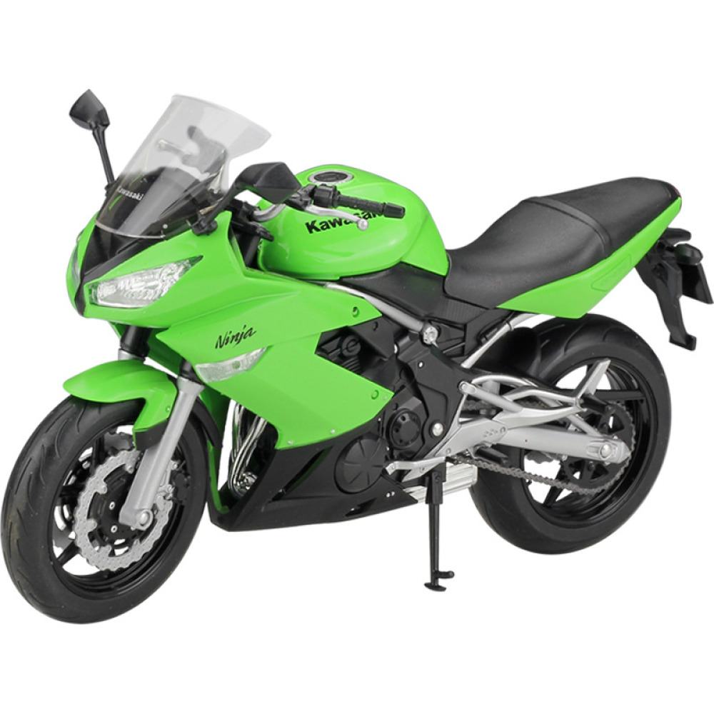 Welly 1/10 Kawasaki Ninja 650R Diecast Şehir ve Pistin Mükemmel Uyumu