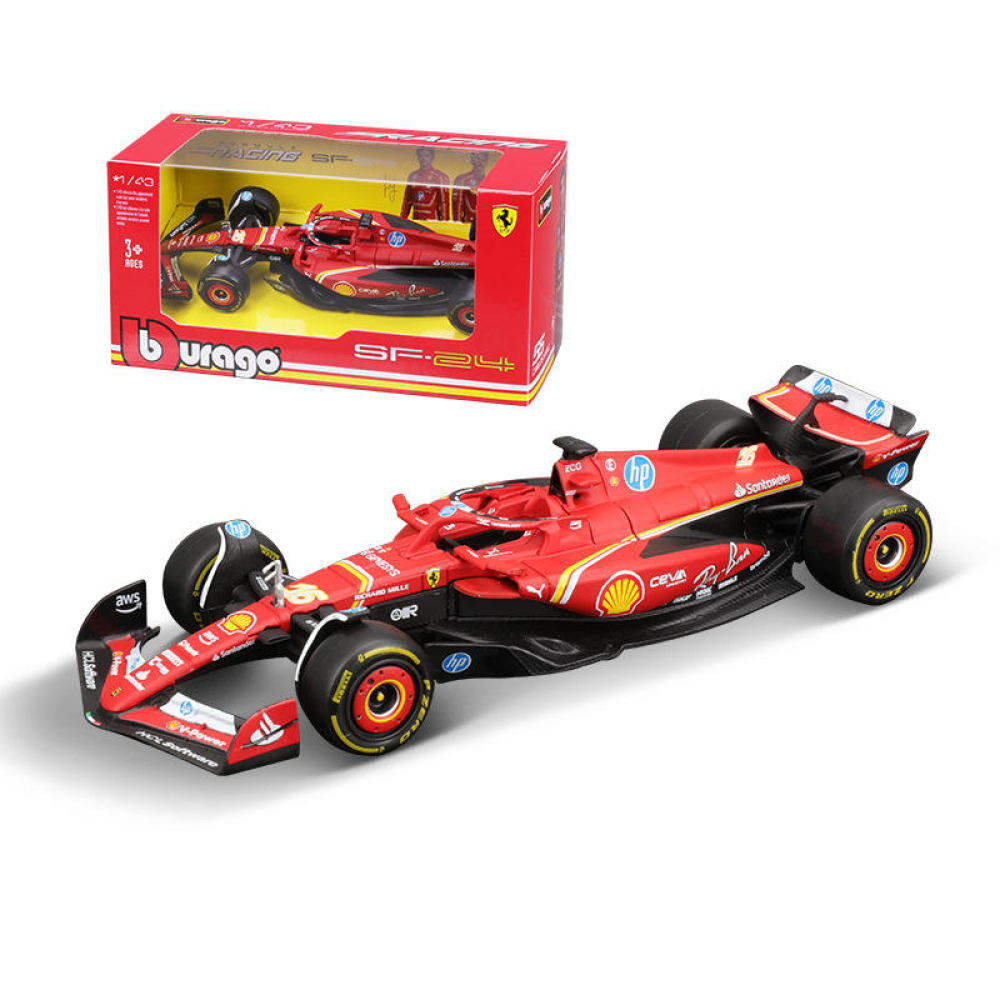 Bburago 1/43 Ferrari SF-24 & Red Bull RB20 – 2024 Sezonunun Metalik Devleri Diecast Koleksiyonunuzda