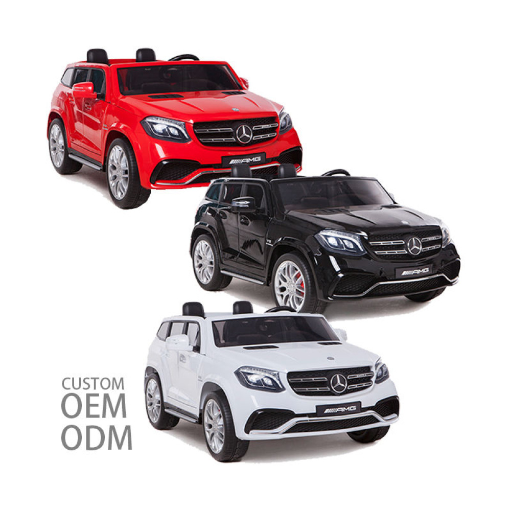 12V Licensed Mercedes-Benz GLS - Orijinal Lisanslı, Gerçek İki Kişilik, Eva Yumuşak Tekerlekli, Çift Deri Koltuklu ve Uzaktan Kumandalı Dev Akülü SUV