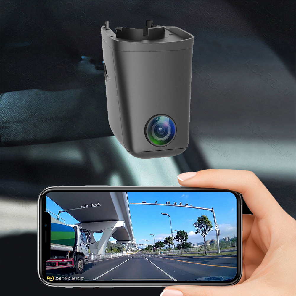 Tesla Model Y (2021) İçin 4K UHD Çift Lensli Dash Cam