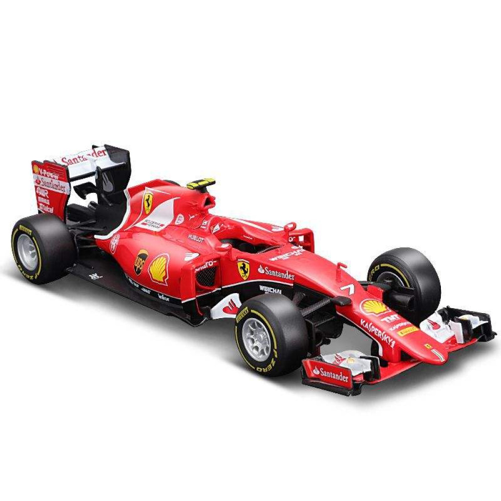 Bburago 1/24 Ferrari SF71H #7 F1 Diecast Pistlerin Kırmızı Fırtınası ve Aerodinamik Zirve