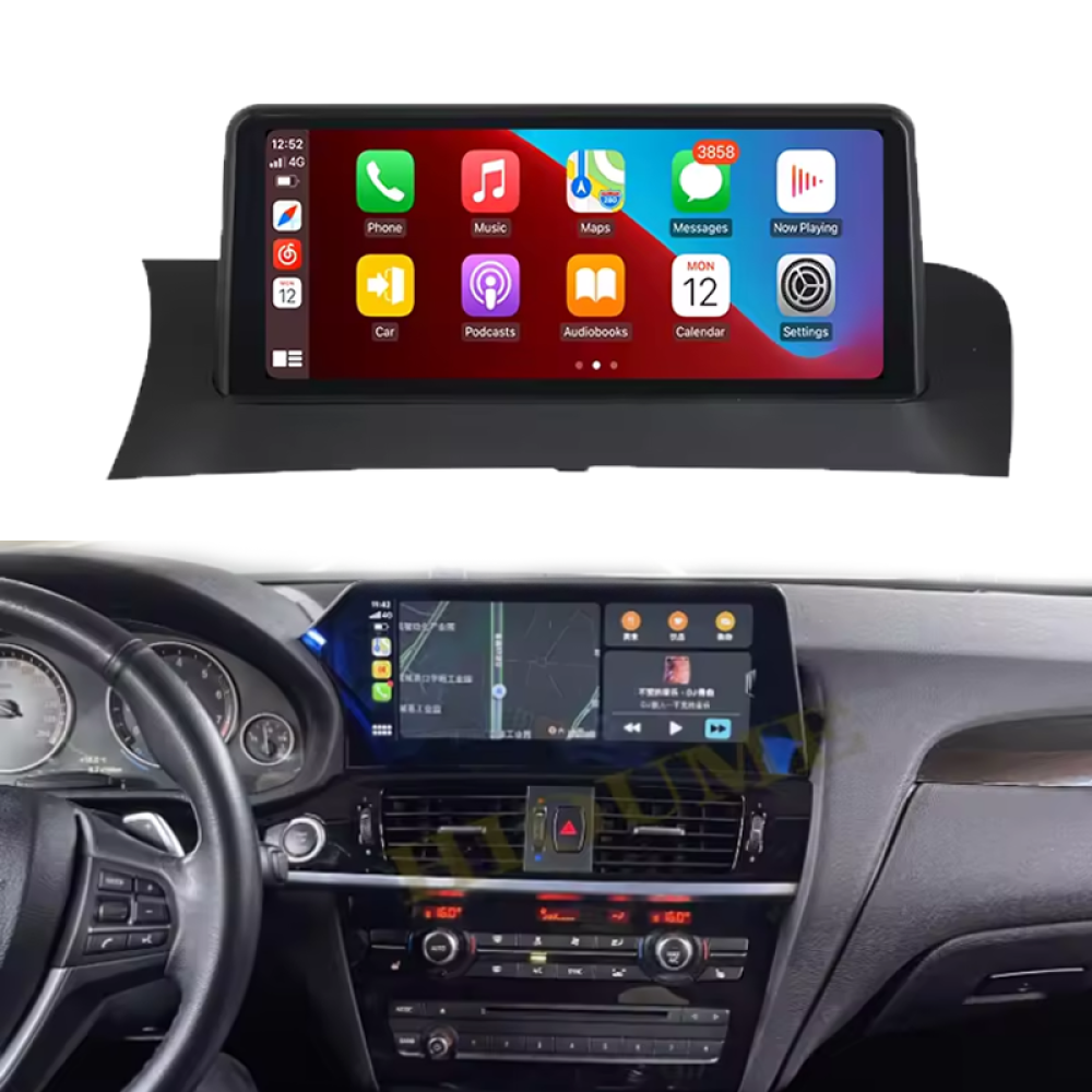 BMW X3 F25 12.5 inch Android 12 - CarPlay - Android - GPS Navigasyon - Multimedya NBT Ekran 2013-2017