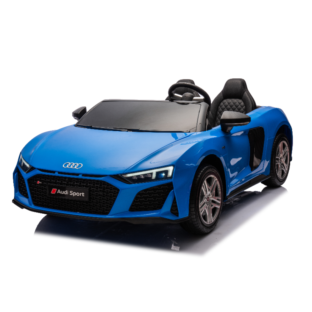 Lisanslı Audi Sport RS 24V - Çift Kişilik, Karbon Detaylı, Deri Koltuklu ve EVA Lastikli Ultra Performanslı Akülü Yarış Arabası