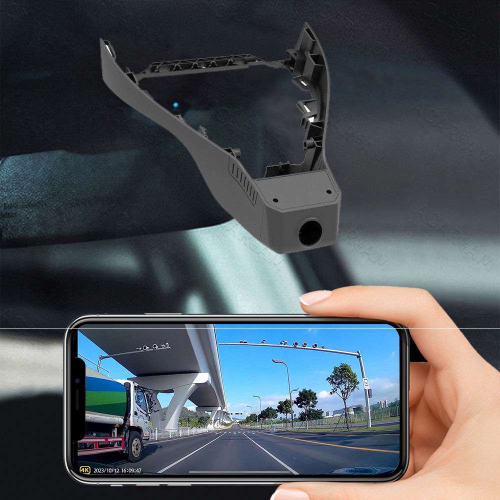 Volkswagen ID.4 İçin 4K UHD Çift Lensli Gizli Dash Cam