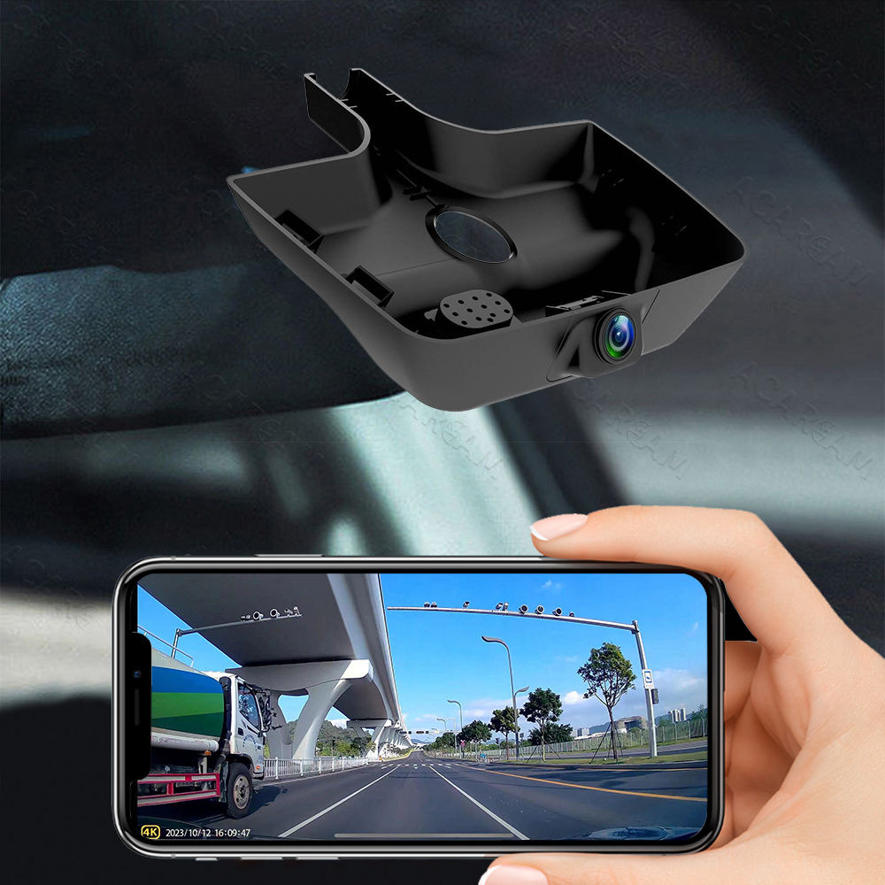 Buick Regal Modele Özel OEM Tasarımlı 4K Çift Lensli Gizli Dash Cam