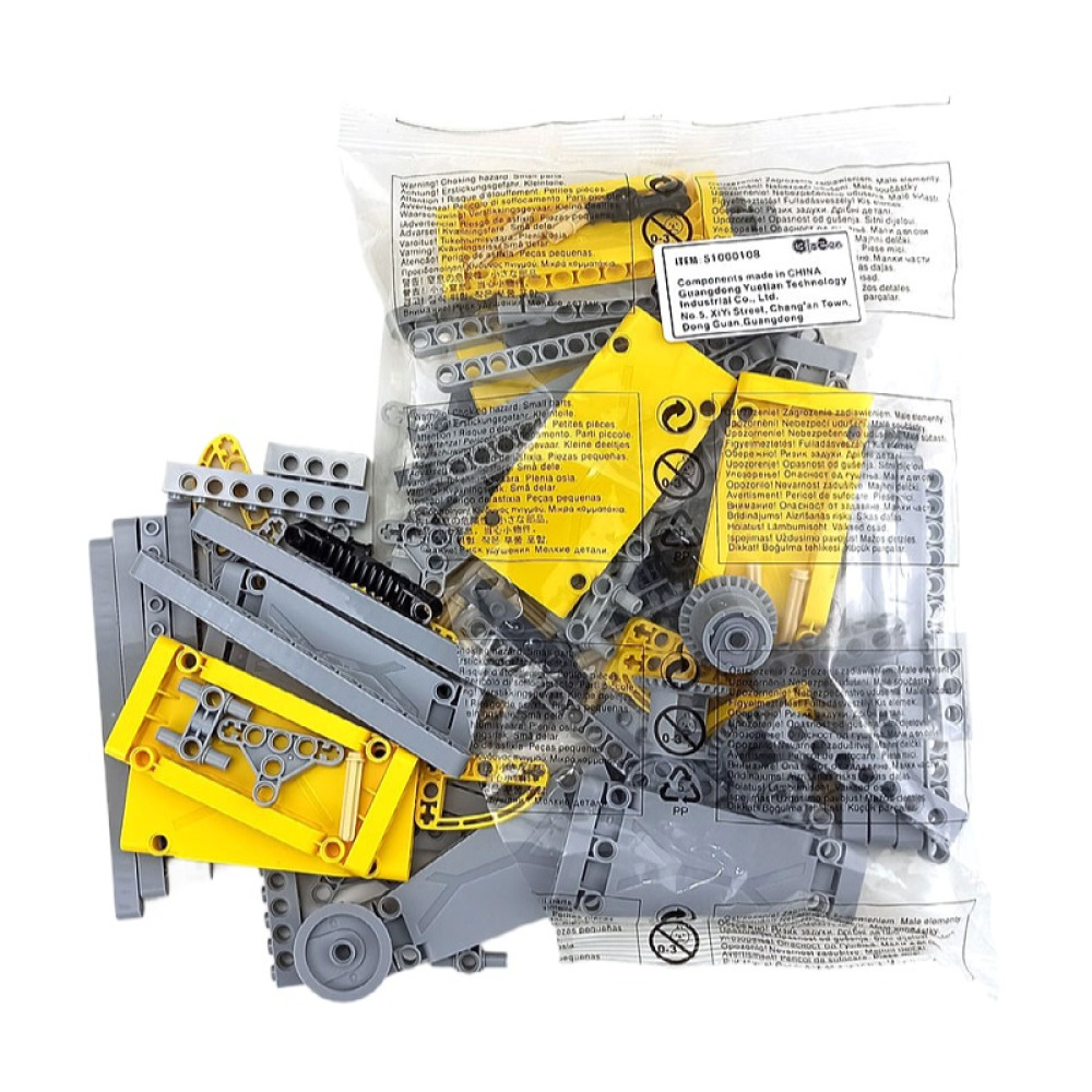 EduWeDo S1000108 MOC Temel Yapı ve Hacim Paketi – Teknik Bloklar İçin Toplu Parça ve Genişleme Aksesuar Çantası