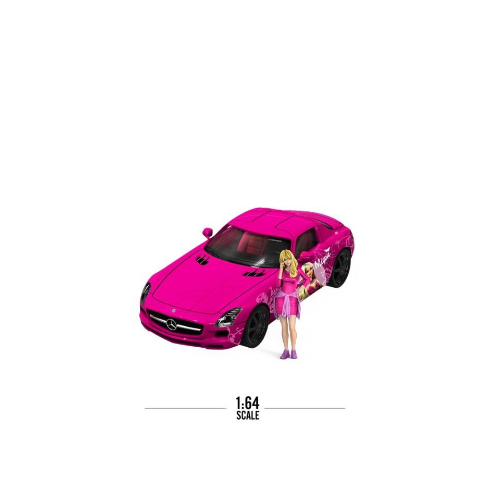 TimeMicro 1/64 Mercedes-Benz SLS AMG Diecast – Martı Kanat Efsanesi ve Modern Lüksün Buluşması