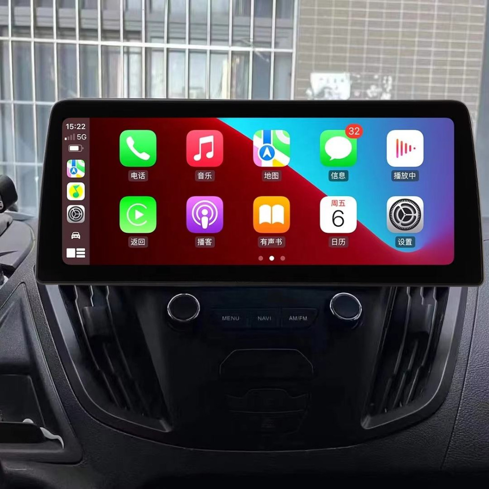 Ford Transit 12.3 inch Android 14 - CarPlay - Android - GPS Navigasyon - Multimedya Ekran 2017-2019