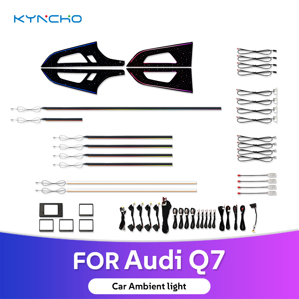 Audi Q7 Serisi Akıllı Symphony LED & Tavan (Ceiling) Ambiyans Aydınlatma Sistemi