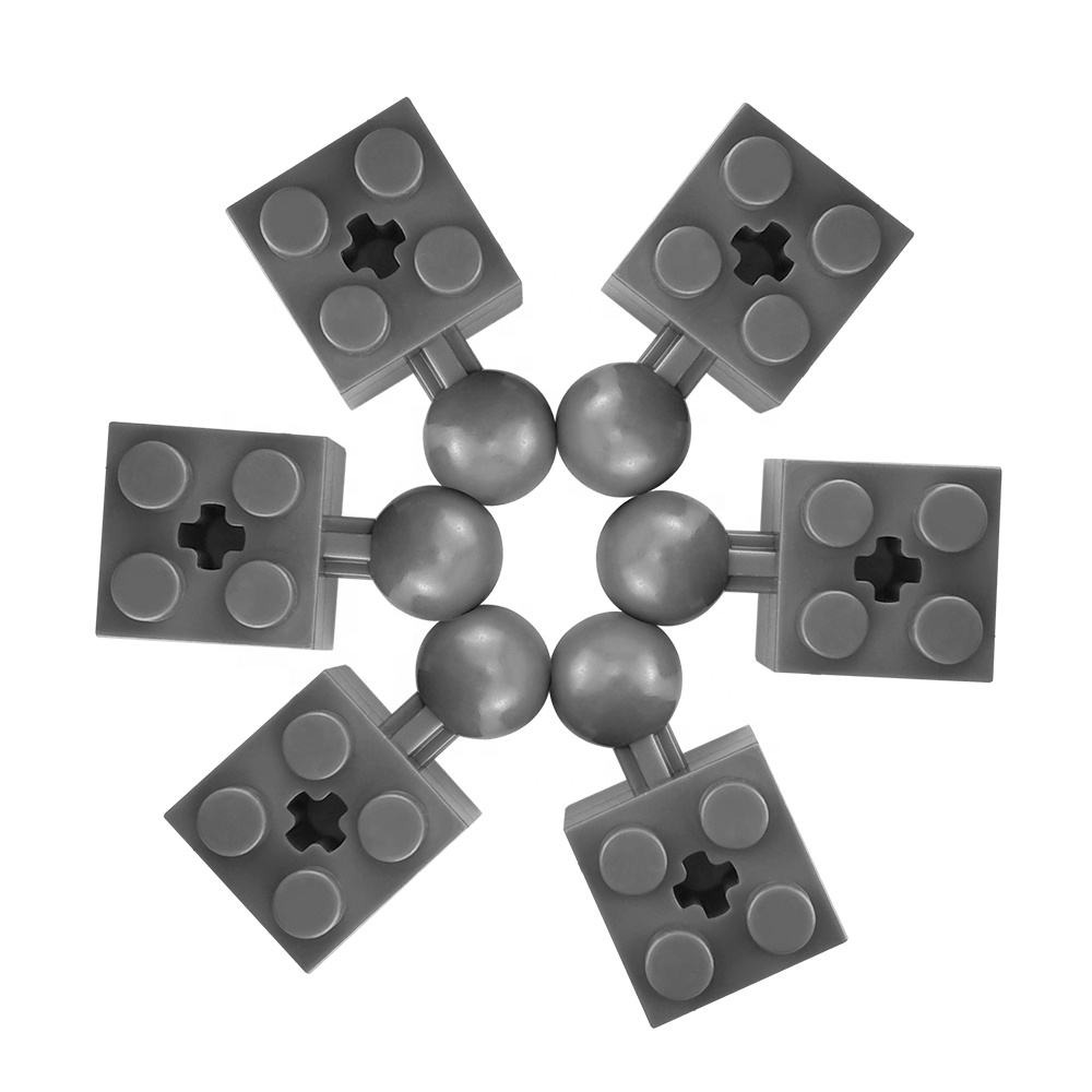 EduWeDo No. 57909 Teknik Aks ve Pim Bağlayıcı Küre Yuvası (2x2 Brick with Ball Joint) – Robotik Eklemli Hareket ve Esnek Bağlantı Elemanları