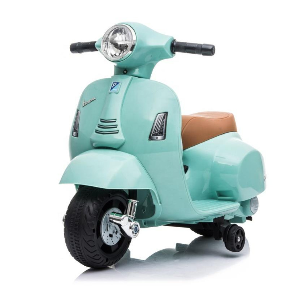 Vespa-PX150 Vintage 12V - Klasik Gövdeli, Çift Motorlu, Işıklı ve Lisanslı Akülü Çocuk Scooter